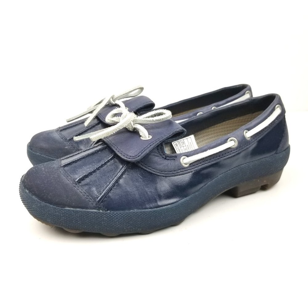 Ugg Navy Blue Ashdale Duck Moc Sheepskin Shoes - Picture 3 of 9
